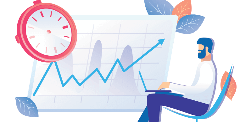 A graphic indicating how SEO helps clients